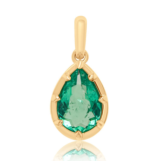 1.13 ct Colombian emerald pendant