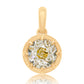 1.24 ct old European cut diamond pendant