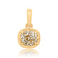 0.87 ct old mine cut diamond pendant