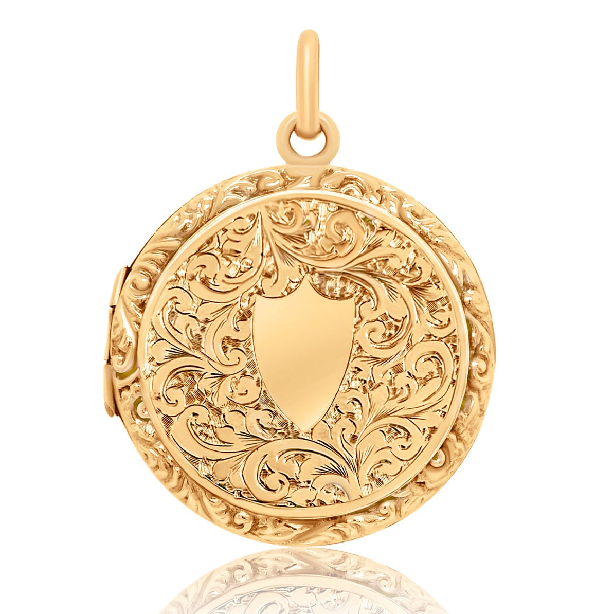 Antique Victorian engraved locket