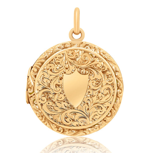 Antique Victorian engraved locket