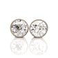 Installment 5/8 - 1.20 ct old European cut diamond studs