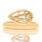 1.07 ct pear cut diamond solitaire ring
