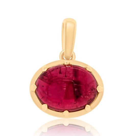 5.82 ct tourmaline cabochon pendant