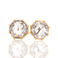 0.92 ct rose cut diamond stud earrings
