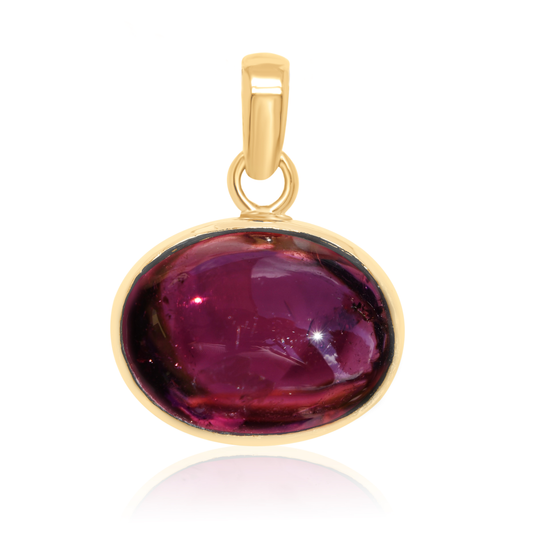 Tourmaline cabochon pendant