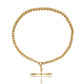 Installment 3/10 - Antique 14k yellow gold watch chain/ bracelet, 13.5"