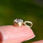 0.49 ct old mine cut diamond pendant