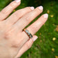 (80/100) Bespoke for R - 1.07 ct old mine cut diamond five stone band ring