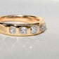 (80/100) Bespoke for R - 1.07 ct old mine cut diamond five stone band ring