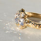 Installment 1/4 - 1.95 ct rose cut diamond ring