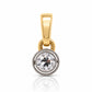 0.20 ct old European cut diamond pendant