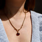 Antique 18k yellow gold watch chain