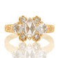 Installment 1/4 - 1.95 ct rose cut diamond ring