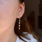 1.56ct mismatched diamond earrings