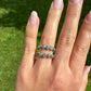 Installment 3/5 - 0.75 ct peruzzi cut diamond five stone ring