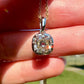1.50 ct old mine cut diamond pendant