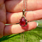 3.55 ct pear tourmaline pendant