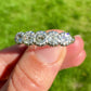 Antique 0.42 ct old European cut diamond five stone ring