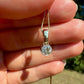 0.42 ct old European cut diamond pendant