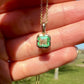 0.97 ct Colombian emerald pendant