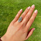 Installment 2/6 - Antique 1.75 ct old mine cut diamond navette ring