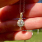 0.49 ct old mine cut diamond pendant