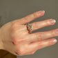 Installment 1/4 - 1.95 ct rose cut diamond ring