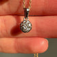0.40 ct old European cut diamond pendant