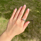 (80/100) Bespoke for R - 1.07 ct old mine cut diamond five stone band ring