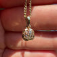0.51 ct old mine cut diamond pendant