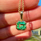 0.80 ct Colombian emerald pendant