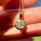 0.87 ct old mine cut diamond pendant