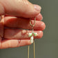Art Nouveau freshwater pearl and enamel Gingko leaf pendant