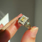 Antique Victorian citrine and seed pearl ring