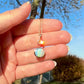 Installment 4/5 - Opal and old mine cut diamond pendant