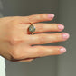 2.62 ct old European cut diamond solitaire ring