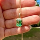 2.38 ct Colombian emerald pendant