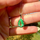 1.13 ct Colombian emerald pendant